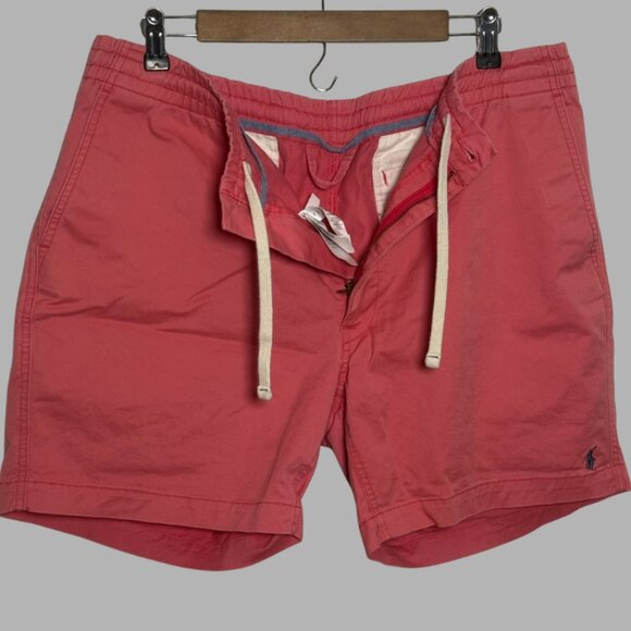 Polo Ralph Lauren Men's XL Salmon Classic Fit Preppy Chino Flat Front Shorts - Picture 4 of 6